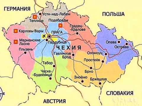 карта праги с достопримечательностями на русском