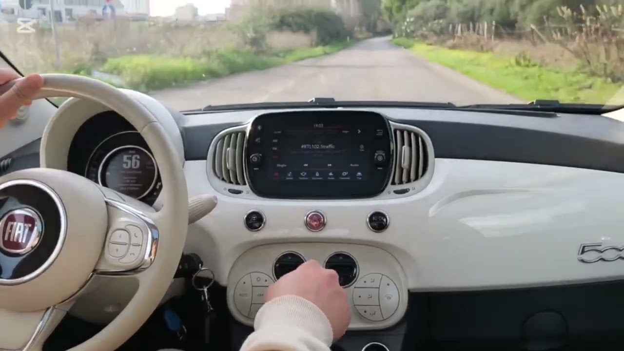 Brutal fiat 500 acceleration🤣🤣full pov drive ....#italy #velocità #скорость#машина #mahina #velocity