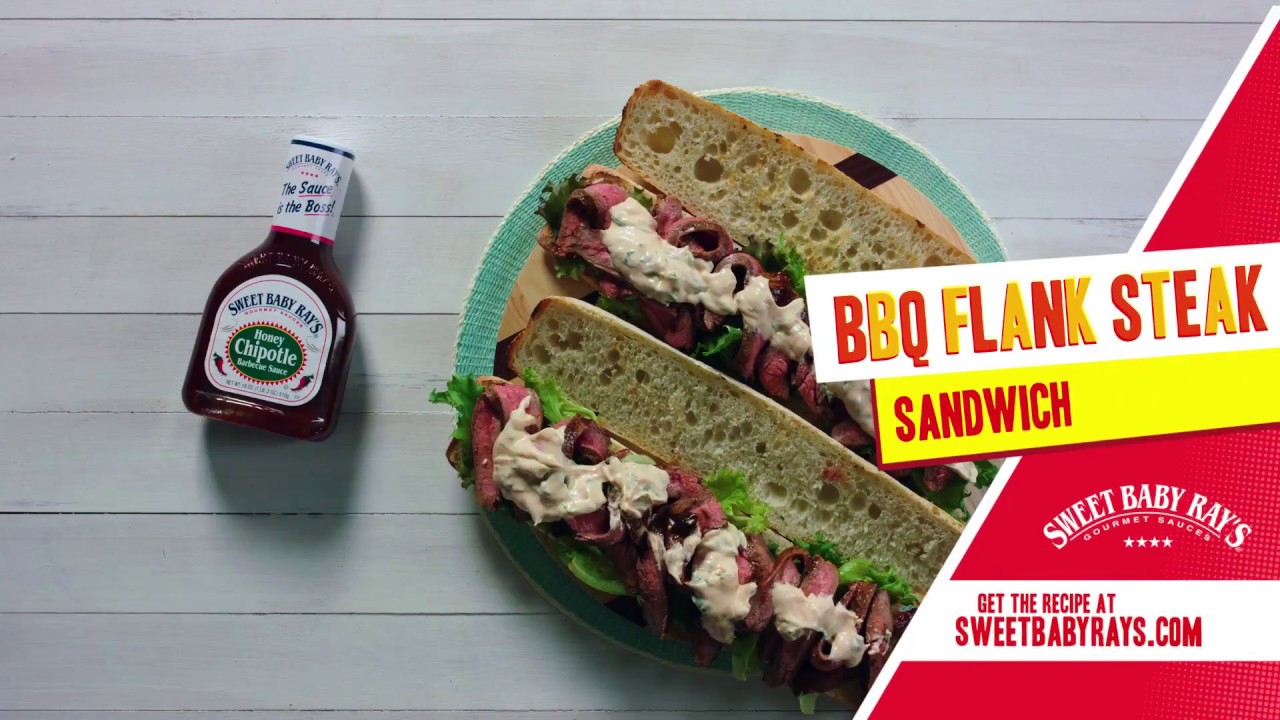 BBQ Flank Steak Sandwich YouTube