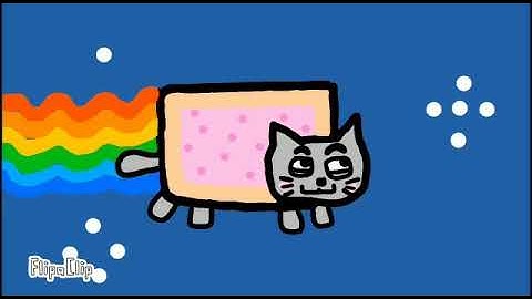 NYAN CAT | Flipaclip animated nyan cat