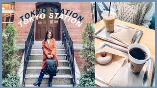 【VLOG】Hang out with us! 東京駅周辺カフェ巡り！// Cafes around Tokyo station!