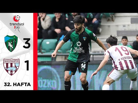 Kocaelispor (3-1) Teksüt Bandırmaspor - Highlights/Özet | Trendyol 1. Lig - 2023/24