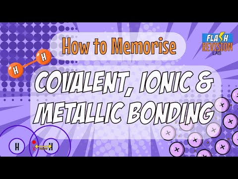 GCSE Chemistry Memorising Trick in 85 Seconds | Covalent, Ionic & Metallic Bonding