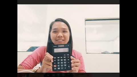 HOW TO USE THE MU BUTTON OF A BASIC CALCULATOR