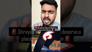 Does Shreyas Iyer Deserve a Place in India’s T20 Team? Honest Analysis 🔥 #indiancricket
