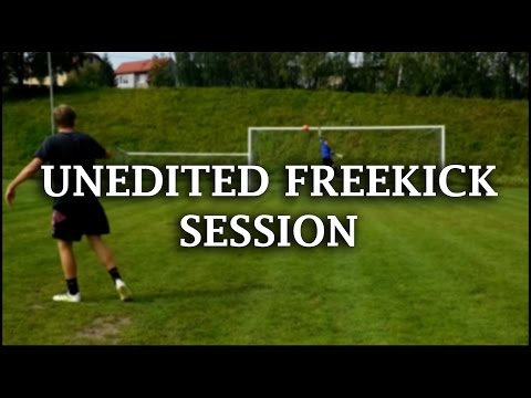 BEST UNEDITED FREEKICK SESSION EVER! - Insane Knuckleballs, Curves, Dips