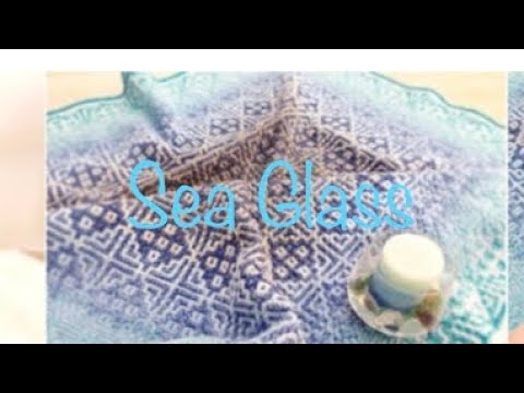 Sea Glass Mosaic pattern by BebaBlanket