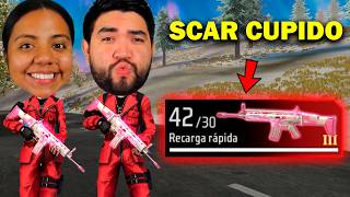 USAMOS LA SCAR CUPIDO CON 3 CHIPS EN FREEFIRE 