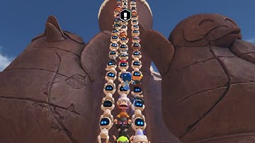 Astro Bot - Crash Site: Snow Area: Rescue Urban Survivor and Restorative Flora, Find Satellite