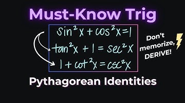 Derive Pythagorean Identities from Sine Squared x + Cosine Squared x = 1 | Step by Step