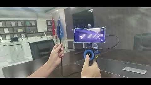 USB camera portable industrial borescope with 360 degree joystick rotation, high resolution camera