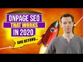 On Page SEO Ranking Factors 2021