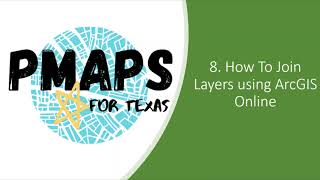 Tutorial 8. How to Join Layers using ArcGIS Online