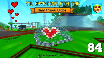 Heart Snow Globe | Block Craft: 3D Building Simulator Games For Free | Gameplay 84