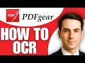 How To Do OCR In PDFgear