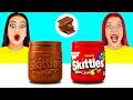 チョコレートの食べ物 vs 本物の食べ物のチャレンジ | ファンタスティックキッチンバトル Choco DO