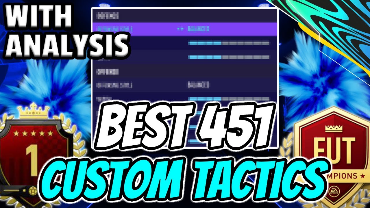 BY FAR THE *NEW* MOST META FORMATION IN FIFA 21 | 451 CUSTOM TACTICS/INSTRUCTIONS POST PATCH!!