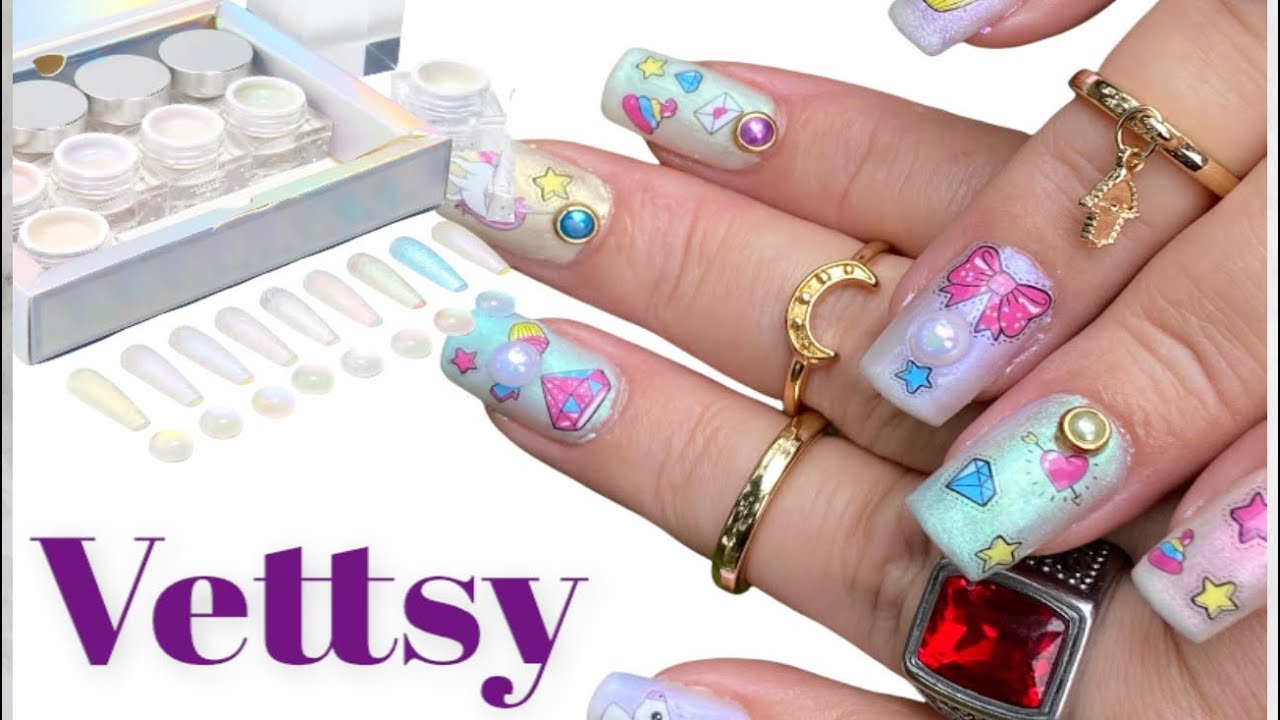 Vettsy Nail Stickers-Kawaii Set All