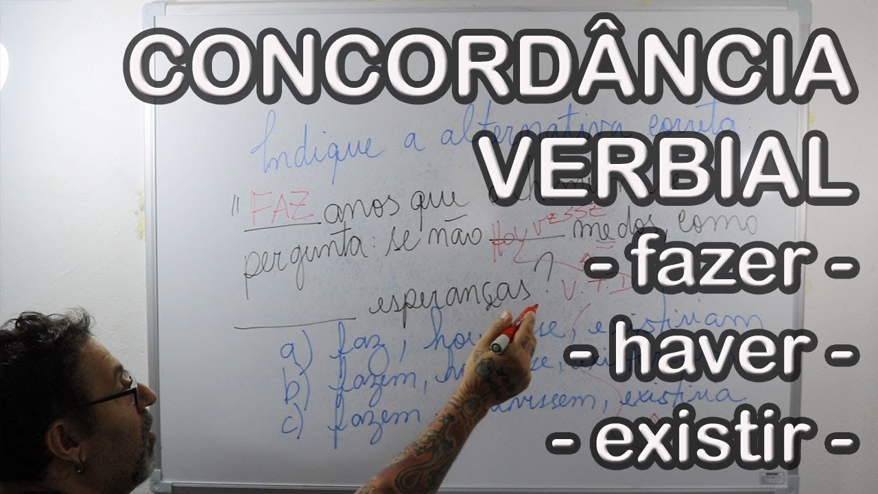 Concord ncia Verbal Fazer Haver Existir YouTube concord-ncia-verbal-fazer-haver-existir-youtube