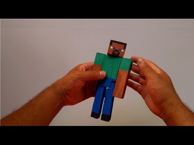 Bonecos do Minecraft de Papel: Como Fazer - Artesanato Passo a