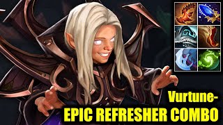 🔥 THE BEST INVOKER EVER - EPIC REFRESHER COMBO - VURTUNE - 23-0 - DOTA 2 PRO GAME HIGHLIGHTS