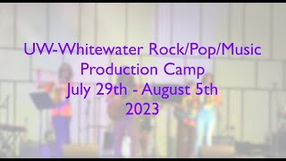 My Experience At Uw - Whitewater Rockpopmusic Productions Camp 2023