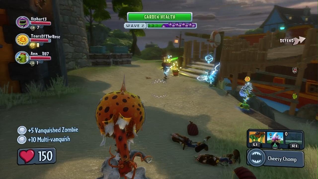 Plants vs Zombies Garden Warfare Gameplay PS5 - YouTube
