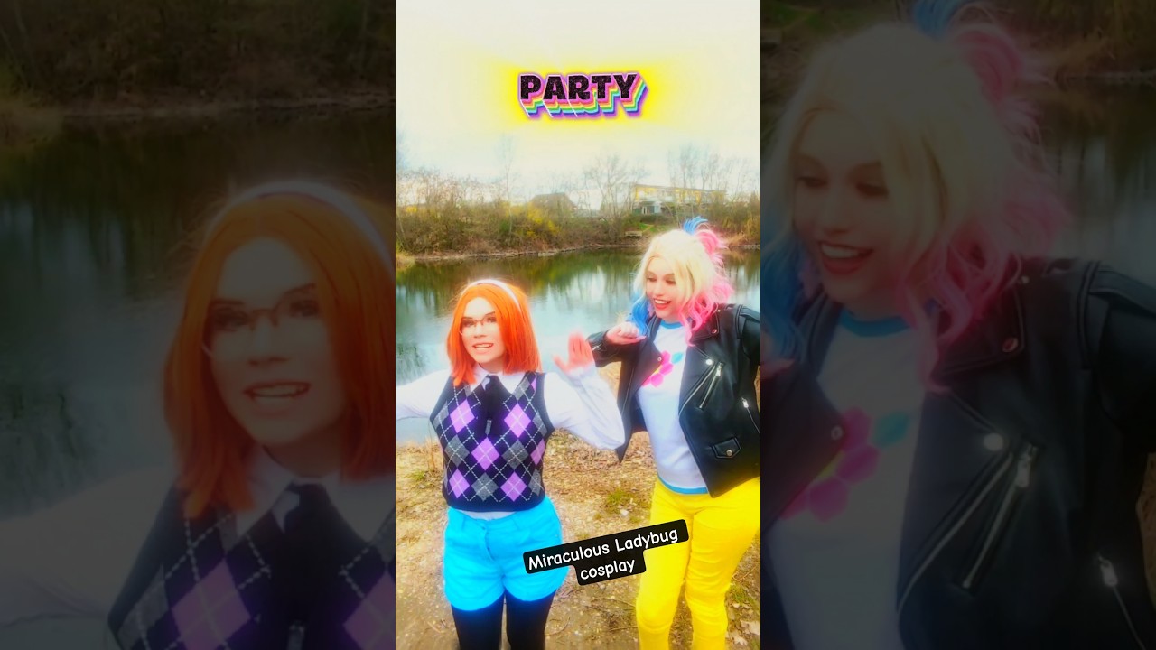 DISCO 🕺🏼 PARTY 💃🏼 | Zoé & Sabrina @nikkihatsunecosplay #miraculous #cosplay #shorts