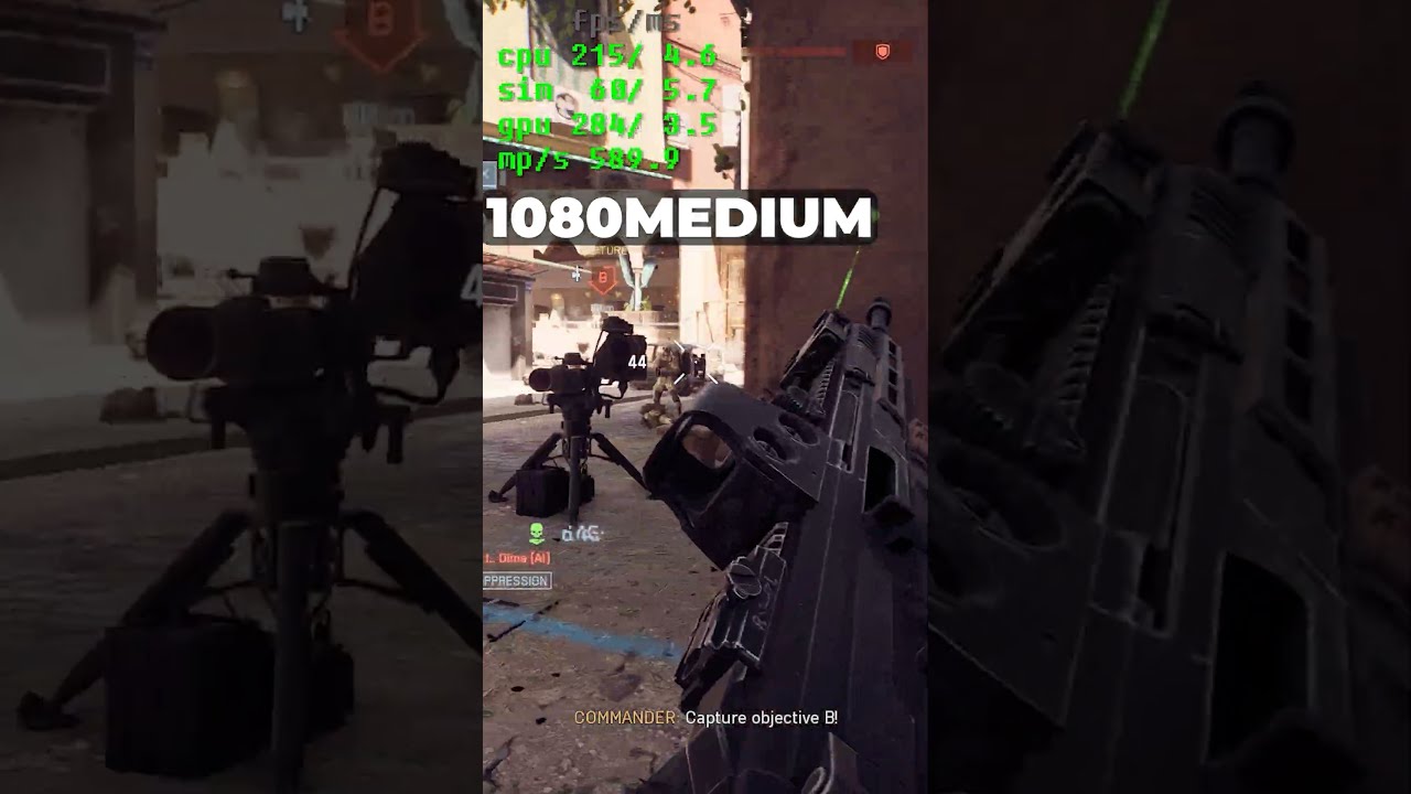 Battlefield 6 Open Beta FPS In 1080 Ultra Med Low Battlefield6 Bf6 Bf6openbeta