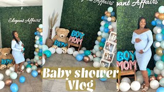 BABY SHOWER VLOG | 35 WEEKS UPDATE | PREPARATION | GIFT HAUL!!!