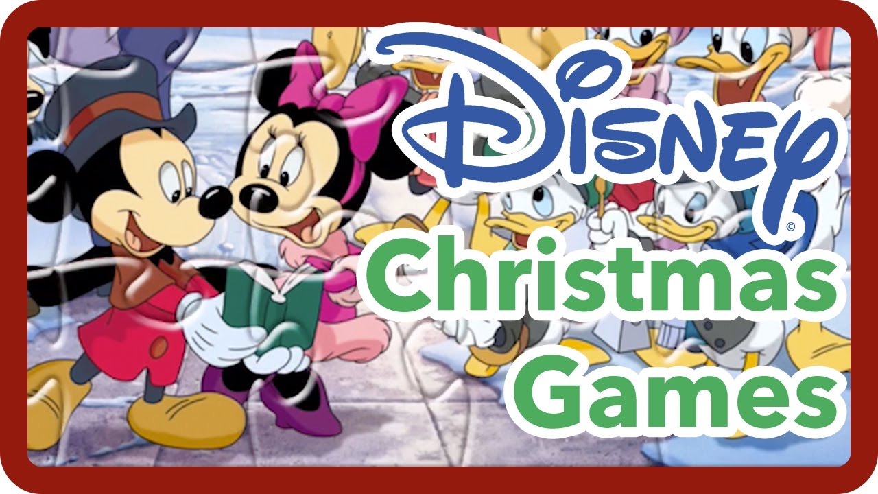Disney Christmas Games for Kids with Mickey Mouse, Minnie Mouse, Beauty