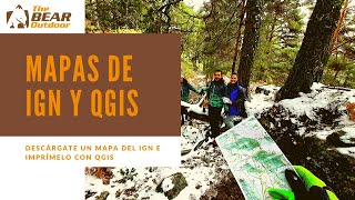 Descargar un mapa raster del IGN | Imprímelo a escala con QGIS