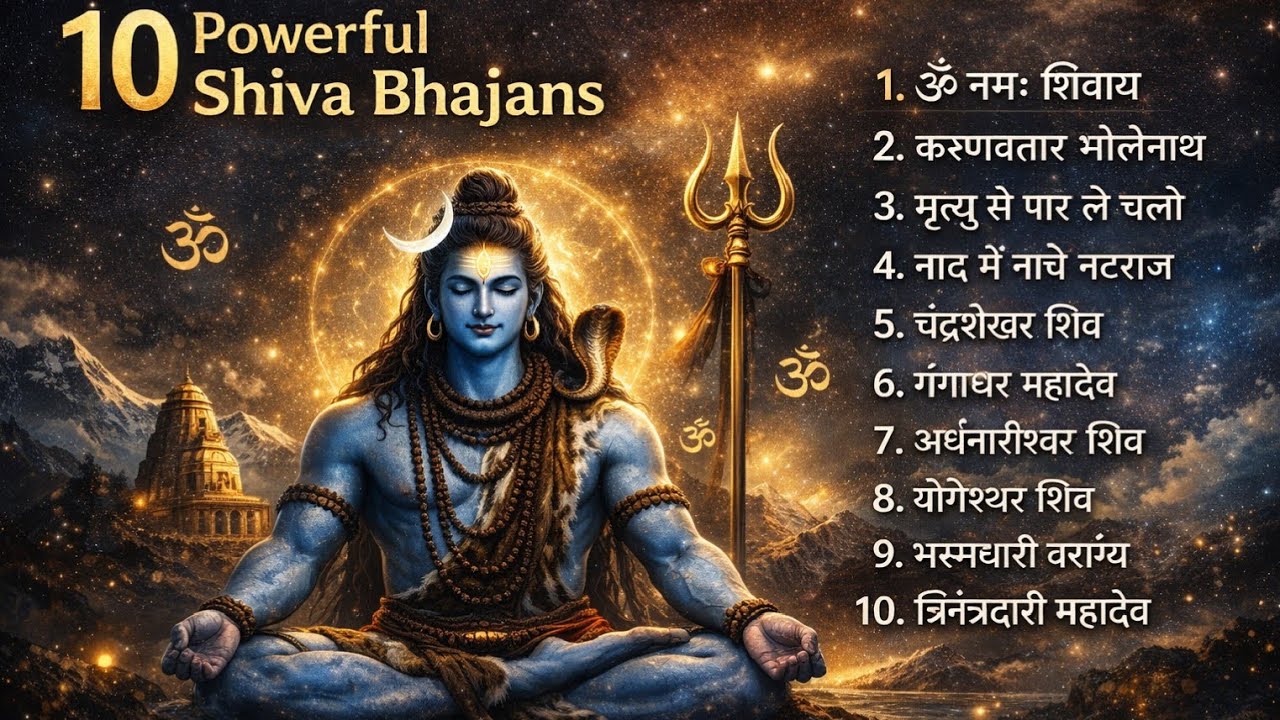 महाशिवरात्रि Special भजन | Top Shivaratri Bhajans |🙏 Best morning shiv bhajans| शिवजी के Classic भजन