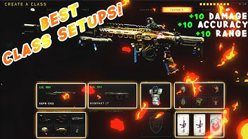 CALL OF DUTY BO4 BEST CLASS SETUPS!