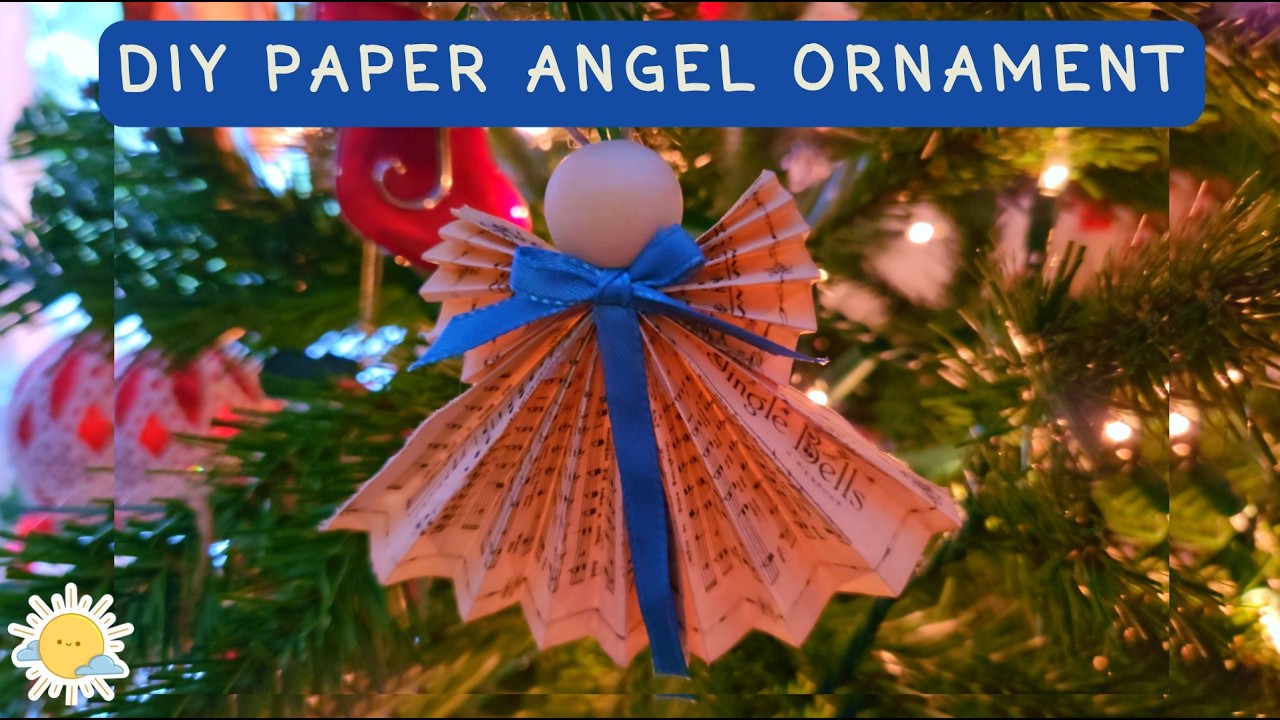 Бумажные ангелочки-украшения, которые вы можете сделать дома
