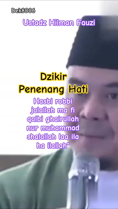 Dzikir Agar Lebih Dekat Dengan Allah. #shortyoutube #ustadzhilmanfauzi #dzikir #doa #