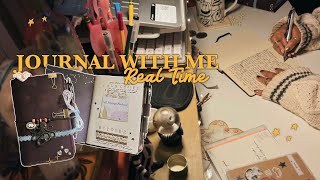 Late Night Journal With Me ✨ Real Time | Creative &amp; Daily Journaling ASMR (Paper Sounds + Music)