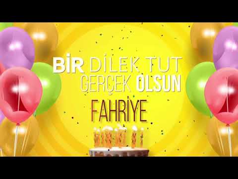 İyi ki doğdun FAHRİYE- İsme Özel Doğum Günü Şarkısı (FULL VERSİYON)