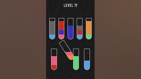 Water sort puzzle level 17