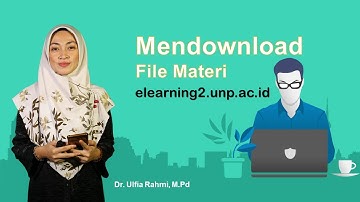 Tutorial elearning2 unp (user mahasiswa) | Mendownload File Materi