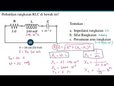 Video: Pada resonansi sirkuit rlc memiliki impedansi?