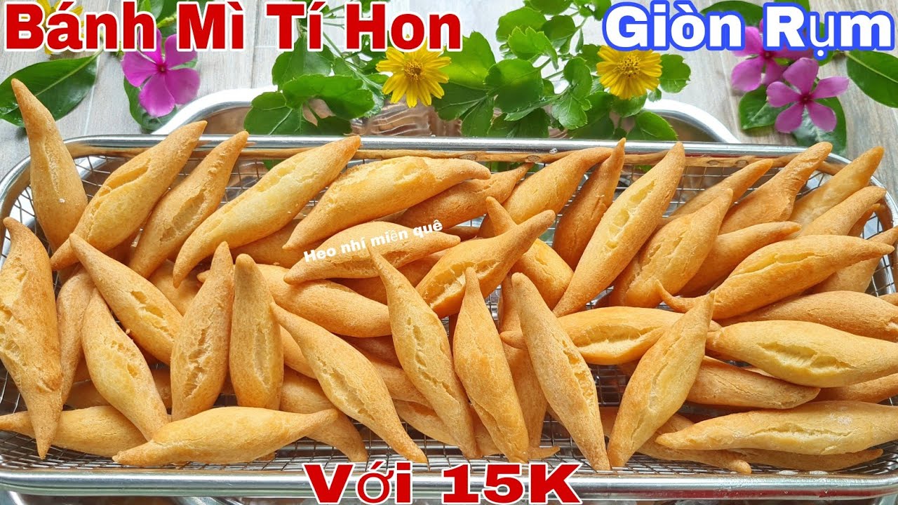 Cách Làm Bánh Mì Tí Hon Giòn ngon Thơm Béo Rất Đơn Giản