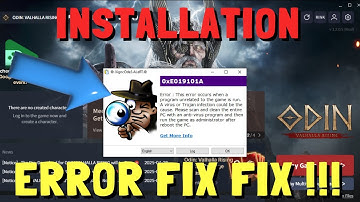 ODIN: VALHALLA RISING INSTALLATION ERROR FIX 100% WORKING GUIDE | ASIA GLOBAL