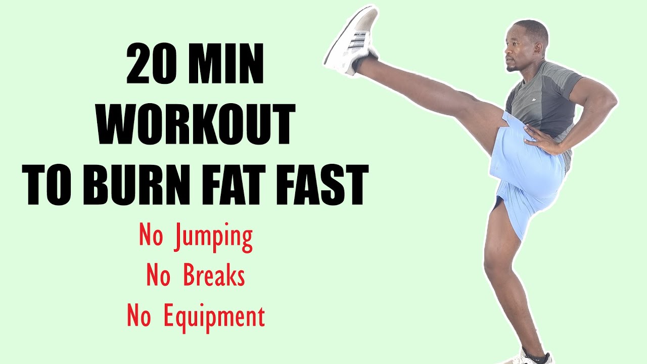 BURN FAT FAST with This 20-Minute Full Body Workout - No Breaks, No Equipment, No Jumping