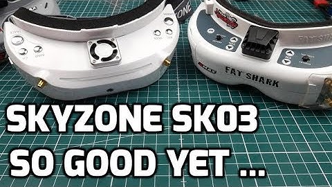 Skyzone Sky03 FPV Goggles Review // So Good Yet....
