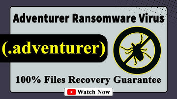 || SOLVED ✅🔘|| Adventurer (.adventurer) ransomware virus - removal and decryption