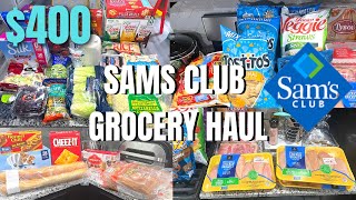 $400 SAMS CLUB MONTHLY GROCERY HAUL | Family of 5 Sams Club Haul | January 2023