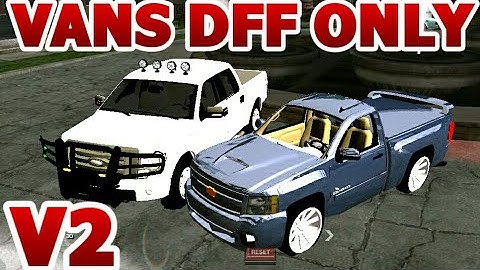 GTA SA ANDROID: Vans, Trucks and SUVs DFF ONLY NO TXD V2