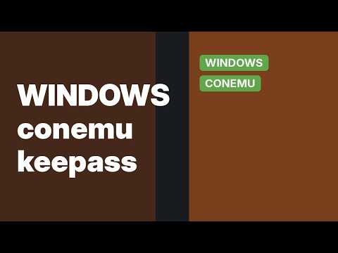 Start SSH session in ConEmu using Keepass 2