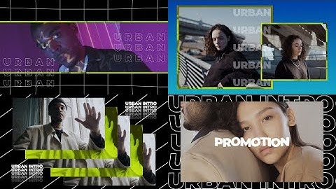 Urban Promo Opener DaVinci Resolve Templates